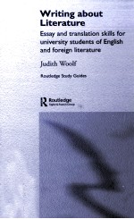 Writing about Literature Essay and translation skills for university students of English and foreign