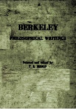 BERKELEY PHILOSOPHICAL WRITINGS