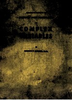 SCHAUM'S OUTLINE OF THEORY AND PROBLEMS COMPLEX VARIABLES