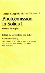 TOPICS IN APPLIED PHYSICS VOLUME 26 PHOTOEMISSION IN SOLIDS I
