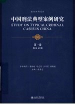 中国刑法典型案例研究 第1卷 刑法总则