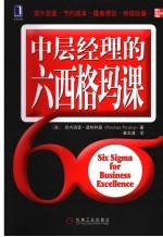 中层经理的六西格玛课