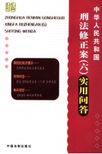 中华人民共和国刑法修正案 6 实用问答