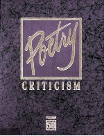 Poetry Criticism Volume 58