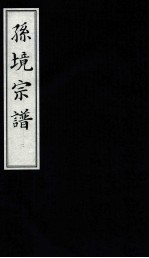 孙境宗谱 2