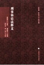 刑事诉讼法释义