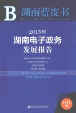 2015年湖南电子政务发展报告 2015 2015年版