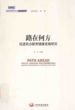 国务院发展研究中心研究丛书 路在何方 促进民办教育健康发展研究