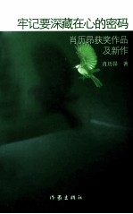 牢记要深藏在心的密码 肖历昂获奖作品及新作