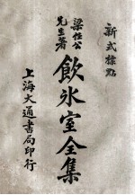 饮冰室全集 新式标点 3 卷5-6
