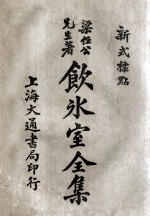 饮冰室全集 新式标点 2 卷3-4