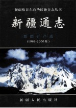 新疆通志 地质矿产志 1986-2000年