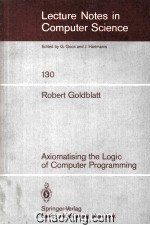 Lecture Notes in Computer Science 130 Axiomatising the Logic of Computer Programming