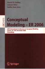 Lecture Notes in Computer Science 4215 Conceptual Modeling-ER 2006 25th International Conference on