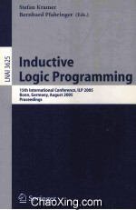 Lecture Notes in Artificial Intelligence 3625 Inductive Logic Programming 15th International Confere