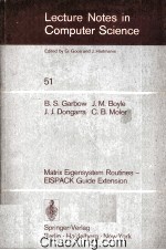 Lecture Notes in Computer Science 51 Matrix Eigensystem Routines-EISPACK Guide Extension