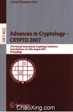 Lecture Notes in Computer Science 4622 Advances in Cryptology-CRYPTO 2007 27th Annual International