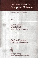 Lecture Notes in Computer Science 141 GAG:A Practical Compiler Generator