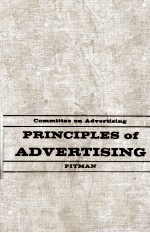 Principles of Advertising:The Committee on Advertising