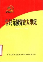 中共无棣党史大事记 1932-1949