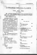 从河鲀鱼精巢中提取DNA-NA的研究
