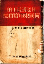 日寇凯觎下的荷属东印度群岛