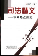 司法精义 审判热点探究