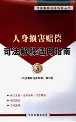 人身损害赔偿司法解释适用指南