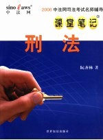 2006中法网司法考试名师辅导课堂笔记 刑法