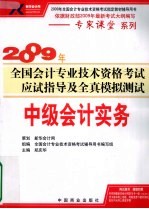 2009年全国会计专业技术资格考试应试指导及全真模拟测试 中级会计实务