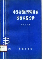 中外合资经营项目的投资效益分析