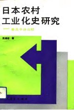 日本农村工业化史研究 兼及中日比较