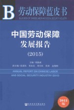 劳动保障蓝皮书 中国劳动保障发展报告 2015
