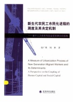 新生代农民工市民化进程的测试及其决定机制 基于人力资本与社会资本耦合的视角