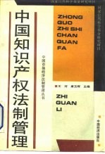 中国知识产权法制管理