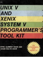 Unix V and Xenix System V Programmer's Tool Kit