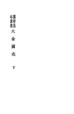 大金国志 下