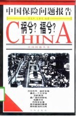 祸兮?福兮? 中国保险业问题报告