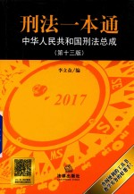 刑法一本通 中华人民共和国刑法总成 第13版