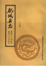 肥城县志 上 康熙十一年版本 嘉庆二十年版本