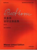 贝多芬《钢琴变奏曲集》 第2卷