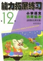 能力拓展练习：小学数学 六年级 下 第12册 新课标北师大版 第2版
