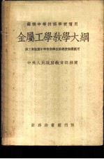 金属工学教学大纲