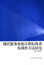 现代服务业统计指标体系及调查方法研究