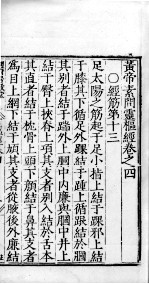黄帝素问零枢经 卷4