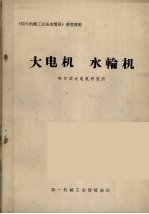 大电机 水输机