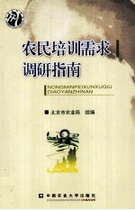 农民培训需求调研指南