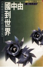 由中国到世界 海峡两岸和国际政治论文集
