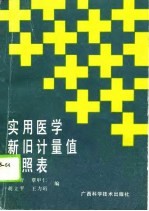 实用医学新旧计量值对照表