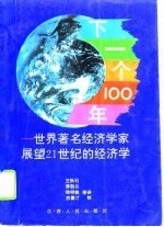 下一个100年 世界著名经济学家展望21世纪的经济学